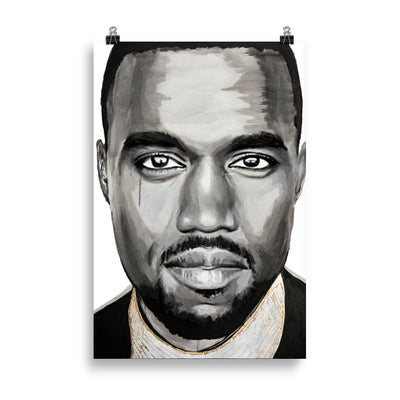 kanye west enhanced matte paper poster 61x91 cm transparent - NK Iconic