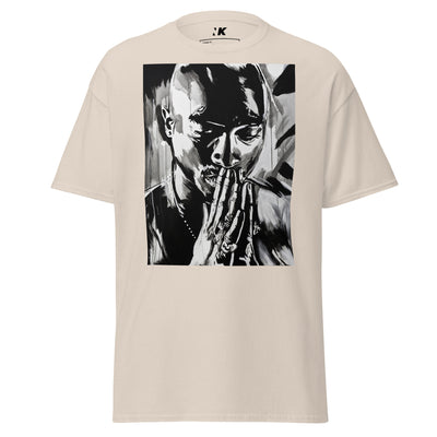 mens-classic-tee-natural-front-Tupac-Pray-T-Shirt