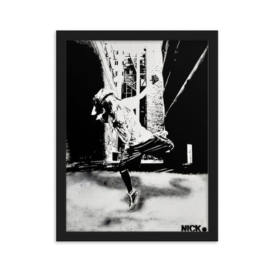street-dancer-enhanced-matte-paper-framed-poster-black-30x40-cm-transparent