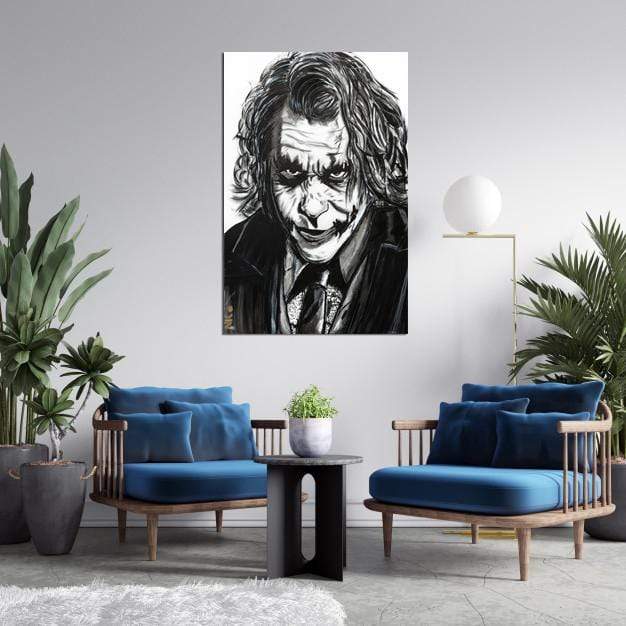 Heath Ledger Joker Canvas - NK iconic